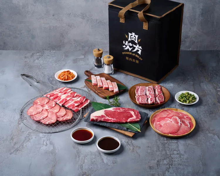 肉次方-腹二代燒肉組，售價1288元。業者提供