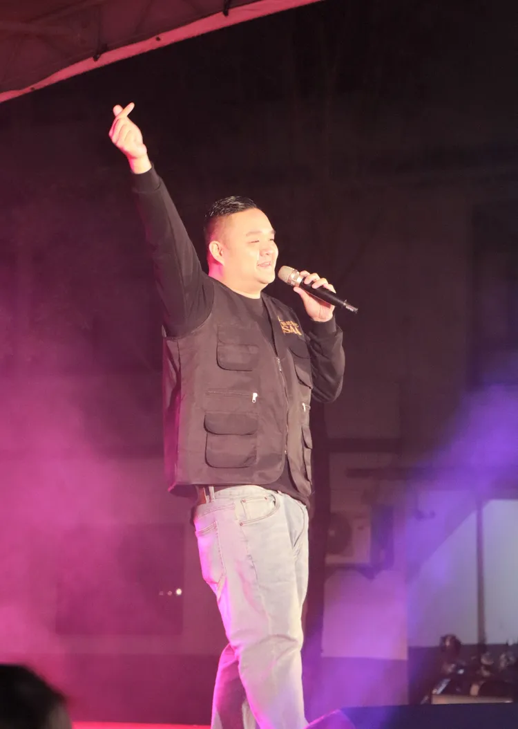 林道遠出席教會活動。翻攝藝起發光臉書