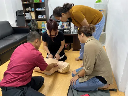 提高病患存活率 宜縣消防局設CPR+AED學習站