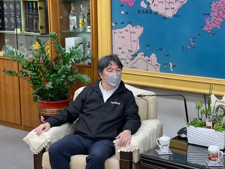 王必勝表示這次是為了了解金門整體的防疫現況，以利後續在政策推動時參考。金門縣政府提供