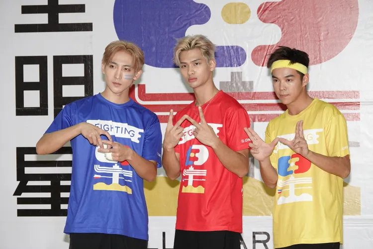 黃宏軒(左起)夏浦洋與Zing。陳德興攝