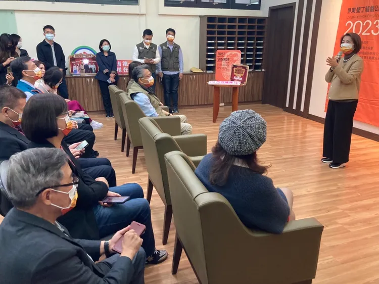 周春米致詞。陳宏銘攝