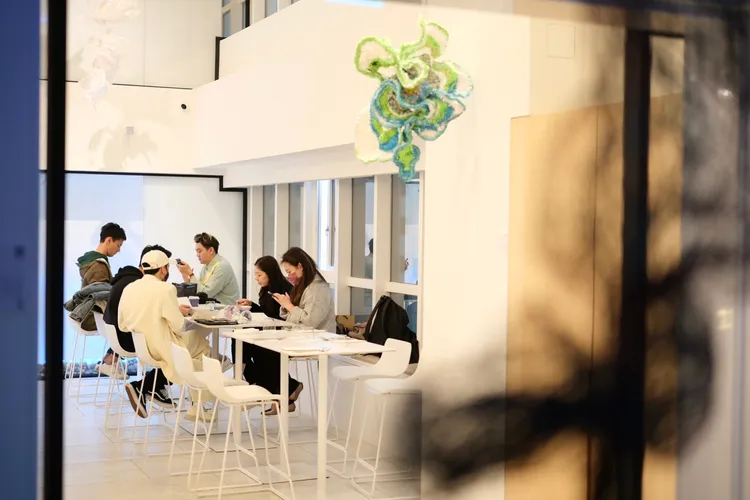 The Seedin Lab位在台北市忠孝東路五段159號8樓。陳志淵攝