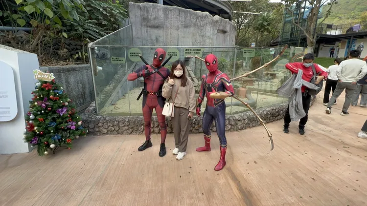 壽山動物園今早九點重新開園。侯昌騰攝