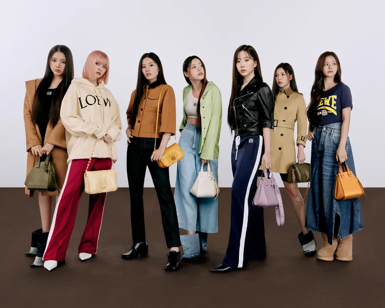 今年成軍的7人韓國女團NMIXX，才出道就接下了LOEWE品牌大使的頭銜。品牌提供