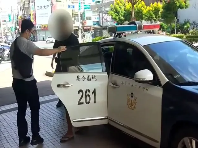 嫌犯被查緝到案。翻攝畫面