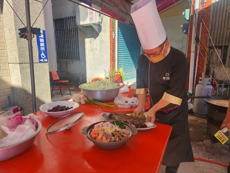 內門娘家宴由知名總鋪師掌廚。讀者提供