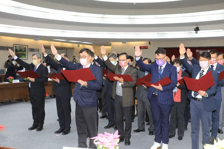 北市新任副市長、一級機關政務首長宣誓就職典禮。莊宗達攝