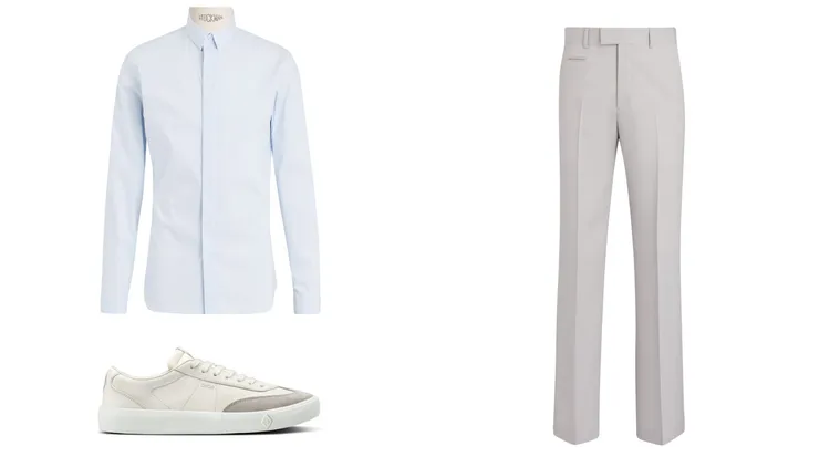 世勳以DIOR單品著裝機場時尚。品牌提供