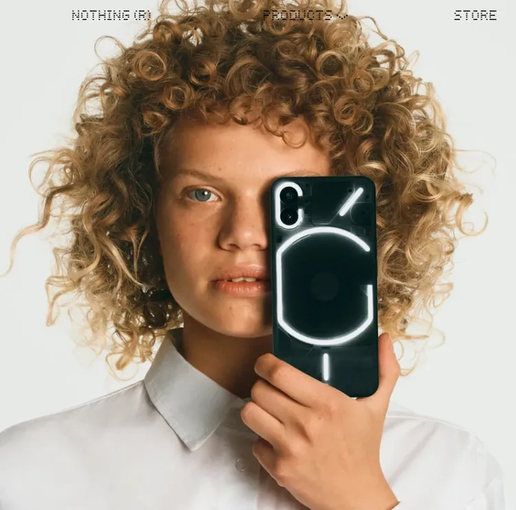 Nothing Phone拿設計獎。翻攝官網