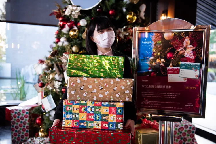 旅客對孩子滿滿的心意，讓冬天溫暖起來。宜蘭力麗威斯汀度假酒店提供