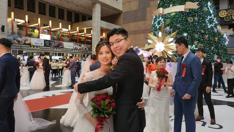 林洋壎形容老婆是古色天香美女。胡順惠攝