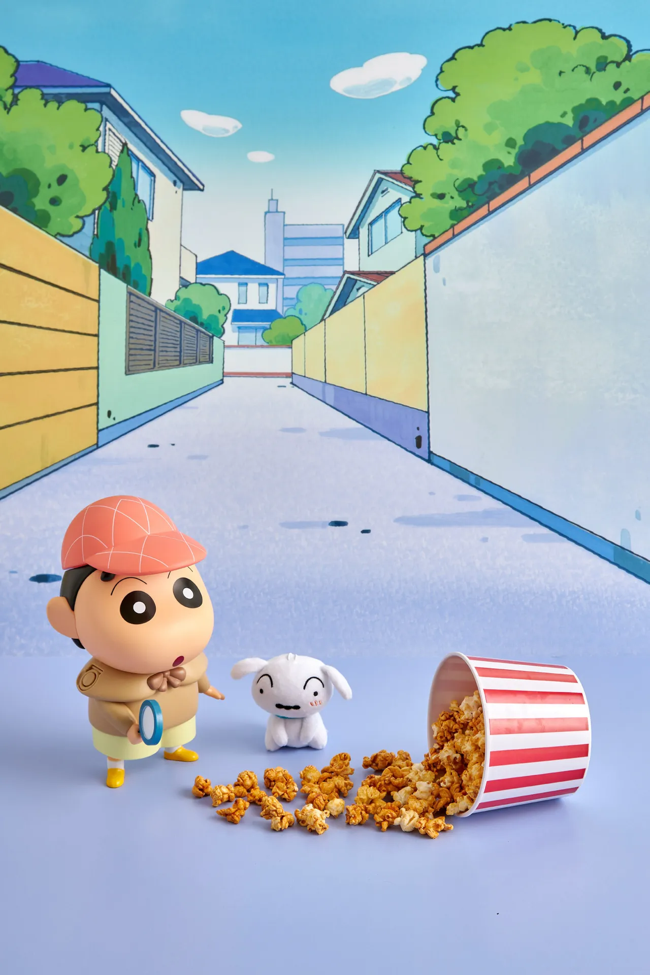 随桶附上美式焦糖牛奶风味爆米花1包。业者提供