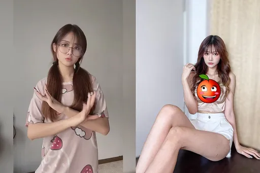 Magic!粉色系大眼妹穿睡衣 下秒變裝性感黑肚兜!超撩人