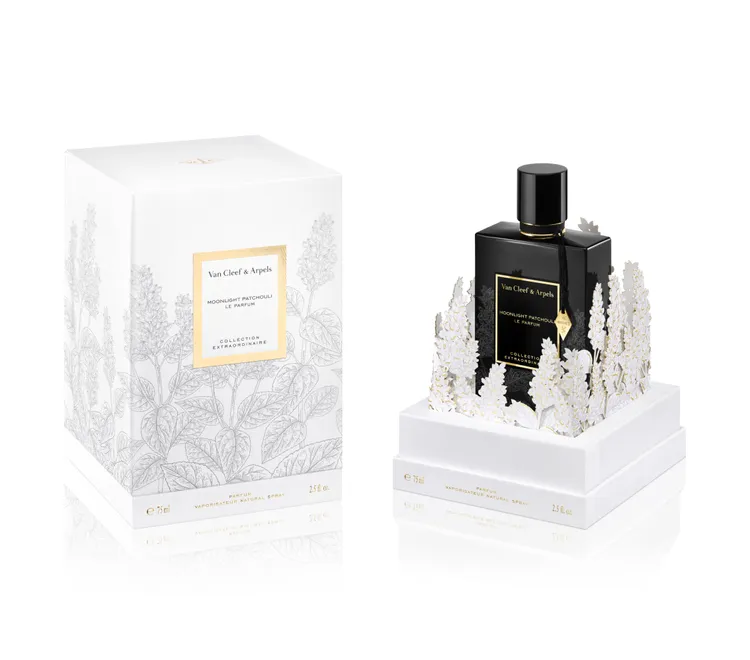梵克雅寶凜冬・月夜廣藿香香氛，75ml／7900元。品牌提供