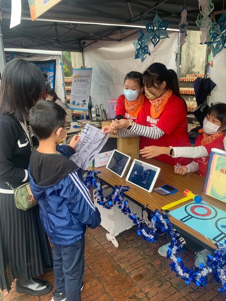 活動現場SDGs關卡活動。縣府提供