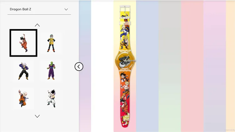 Swatch X You七龍珠Z訂製錶將由Swatch瑞士總部製作完成後，空運至訂購者手上。翻攝Swatch官網