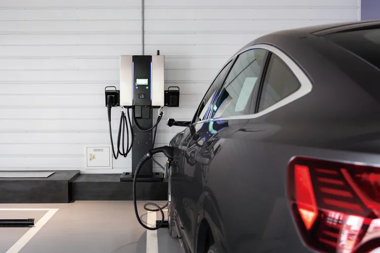 e-tron電動車系充電區。業者提供