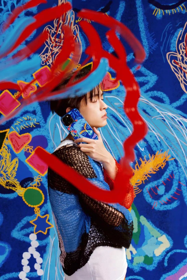 石知田展現藝術細胞。祖與占影像製作提供