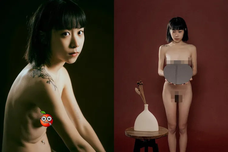 NanaQ分享「裸體藝術」作品。翻攝自NanaQ臉書