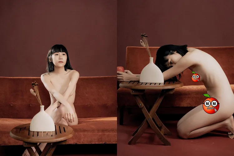 NanaQ分享「裸體藝術」作品。翻攝自NanaQ臉書