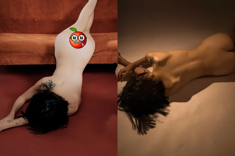 NanaQ分享「裸體藝術」作品。翻攝自NanaQ臉書