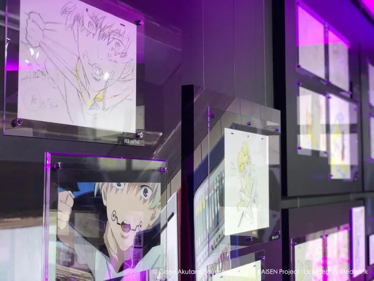 於「咒術迴戰展」中，粉絲可透過多款角色設定草圖，感受角色們的獨特魅力。Klook提供