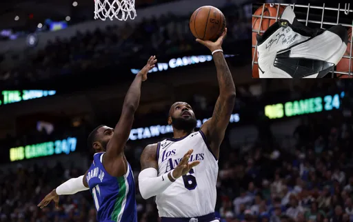 詹姆士高中全勝奪州冠軍簽名球鞋超搶手 網拍預計600萬高價賣出