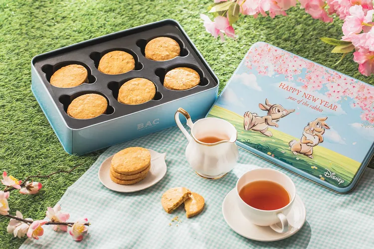 BAC攜手迪士尼角色「桑普兔」推出「揚眉兔氣手工曲奇禮盒」。業者提供