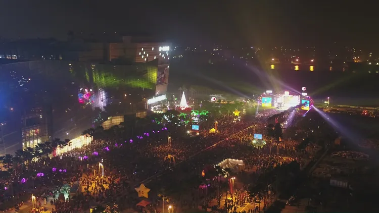 2023高雄跨年《亞灣未來市演唱會》將重回夢時代。資照 市府提供