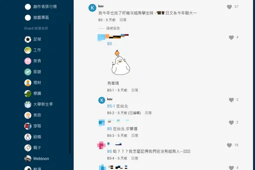 外籍女大生淪「樓鳳」 無良嫖客揭露她身分!網友怒了