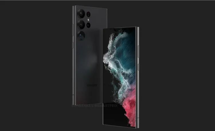 三星Galaxy S23 Ultra手機渲染圖。翻攝IT之家