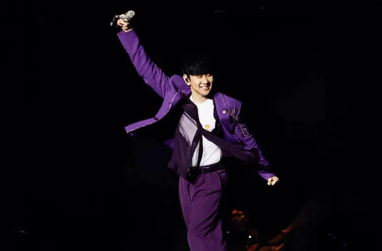 林俊傑開心和台灣歌迷相見。JFJ Productions提供