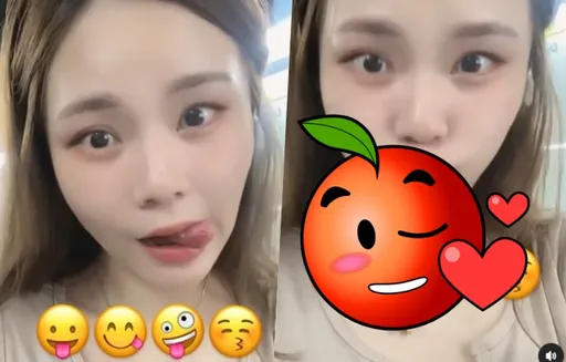 大眼妹「表情符號4連拍」大挑戰　網歪樓都在看臉！第3個太狂了