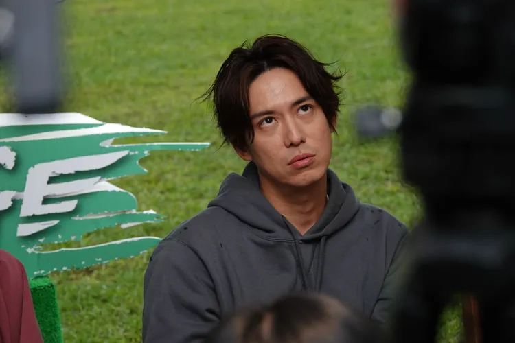 陳楚河面對媒體追問感情，小心翼翼回答。陳德興攝