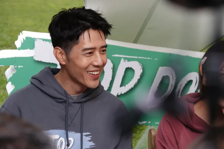 胡宇威喊著溜老二，全場笑翻。陳德興攝