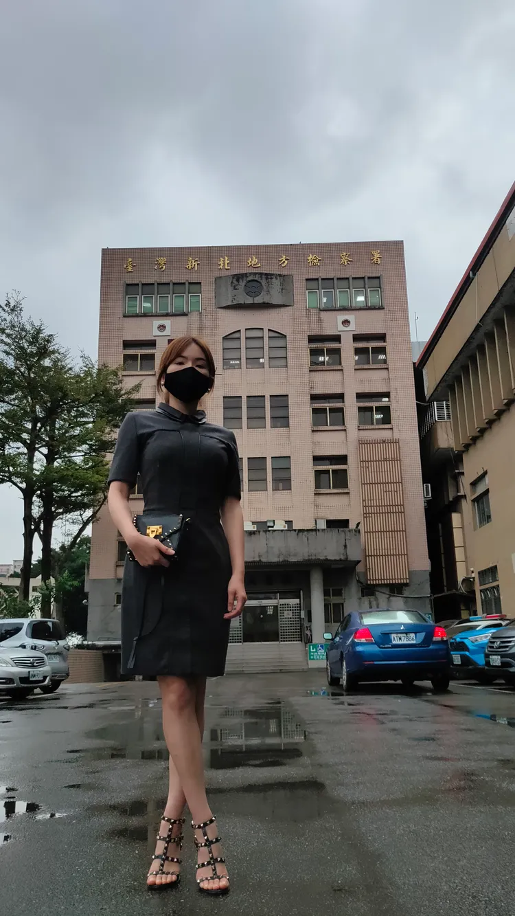 陳沂告史書華到新北地檢署開庭。莊淇鈞攝