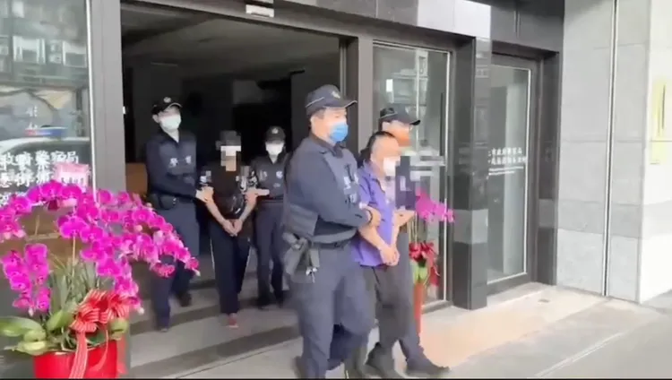 警方將林、蘇2人移送法辦。翻攝畫面