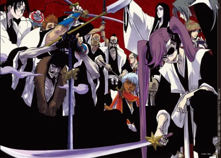 「初代護廷十三隊」的姓名還有造型公開，引起高度討論。翻攝《週刊少年Jump》