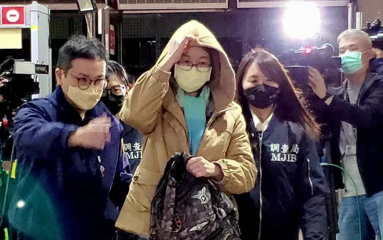 高虹安的行政助理黃鈴惠被以證人身分約談。呂志明攝