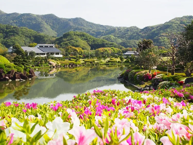 南樂園是四國最大的日本庭園。雄獅旅遊提供
