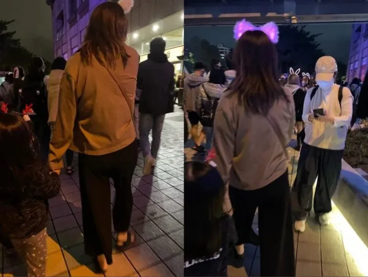 妹子帶了一位小女孩同行，還說是「姪女」，但女孩一直叫她媽媽。翻攝Dcard