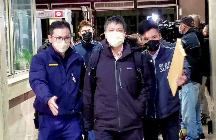 陳奐宇移送北檢複訊。陳志淵攝