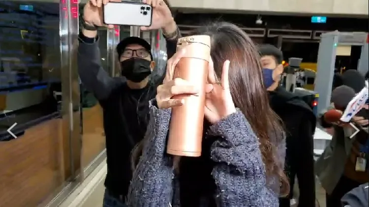 「公衛文」王郁文被移送北檢複訊。呂志明攝