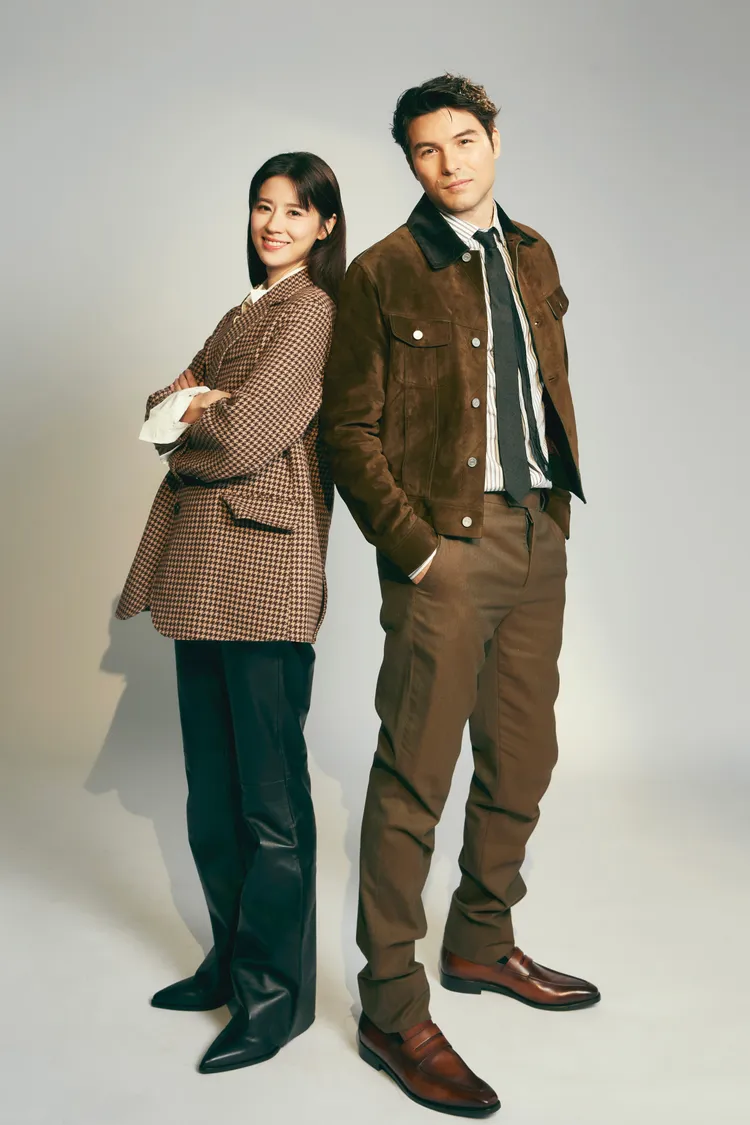 《台灣犯罪故事》單元「出軌」鳳小岳（左）、林予晞昔日為戀人。Disney+提供