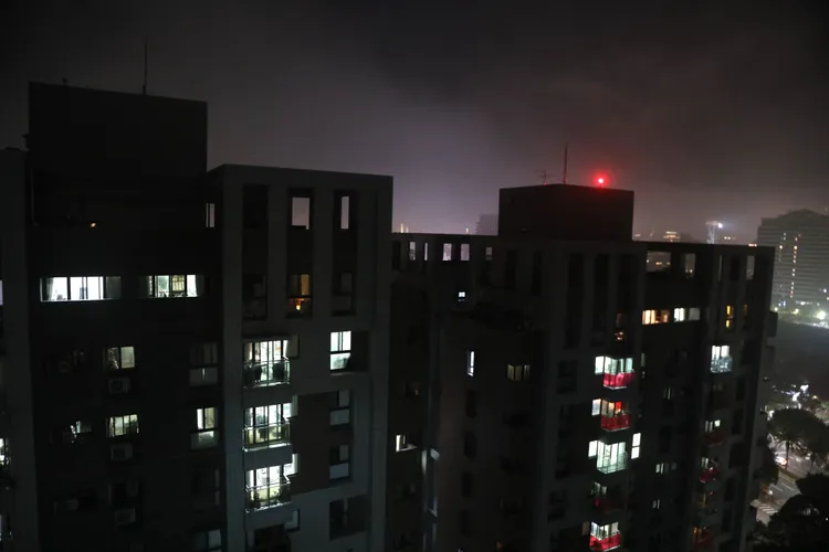 林口世大運社宅被住戶爆出諸多爭議。陳明中攝