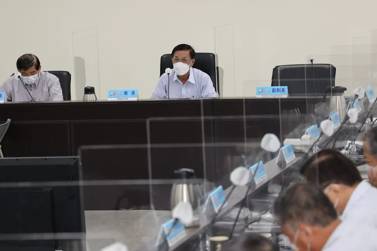 林明溱任內掌握縣府人事大權。南投縣政府提供