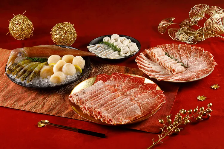 美日澳和牛饗宴禮盒，原價7828元，特價6988元。業者提供