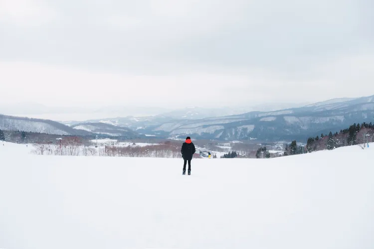 田澤湖滑雪場。秋田縣仙北市提供