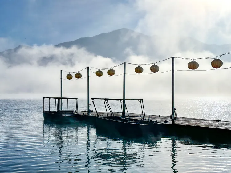 絕美的雲霧景色，通常只有冬天清晨比較常出現。陳先生提供